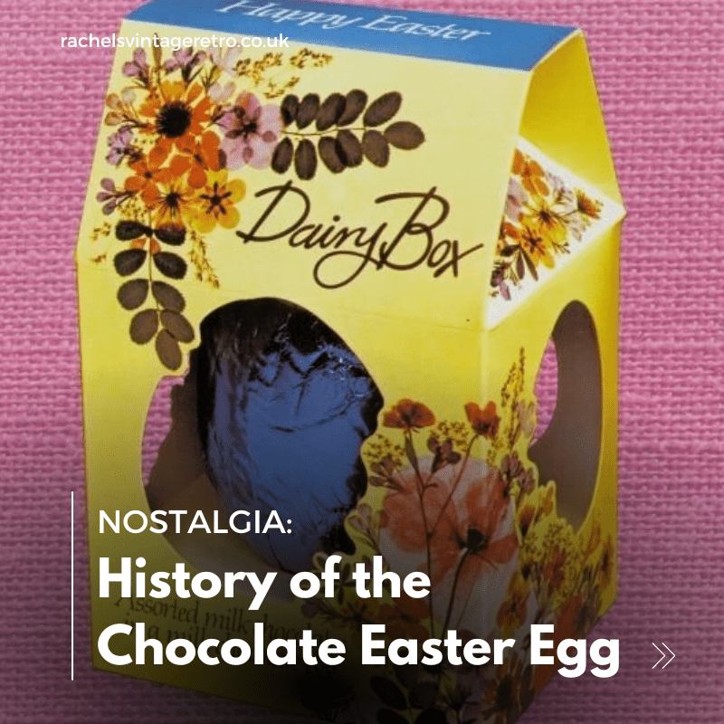 History of the Chocolate Easter Egg Blog Image - Rachels Vintage & Retro