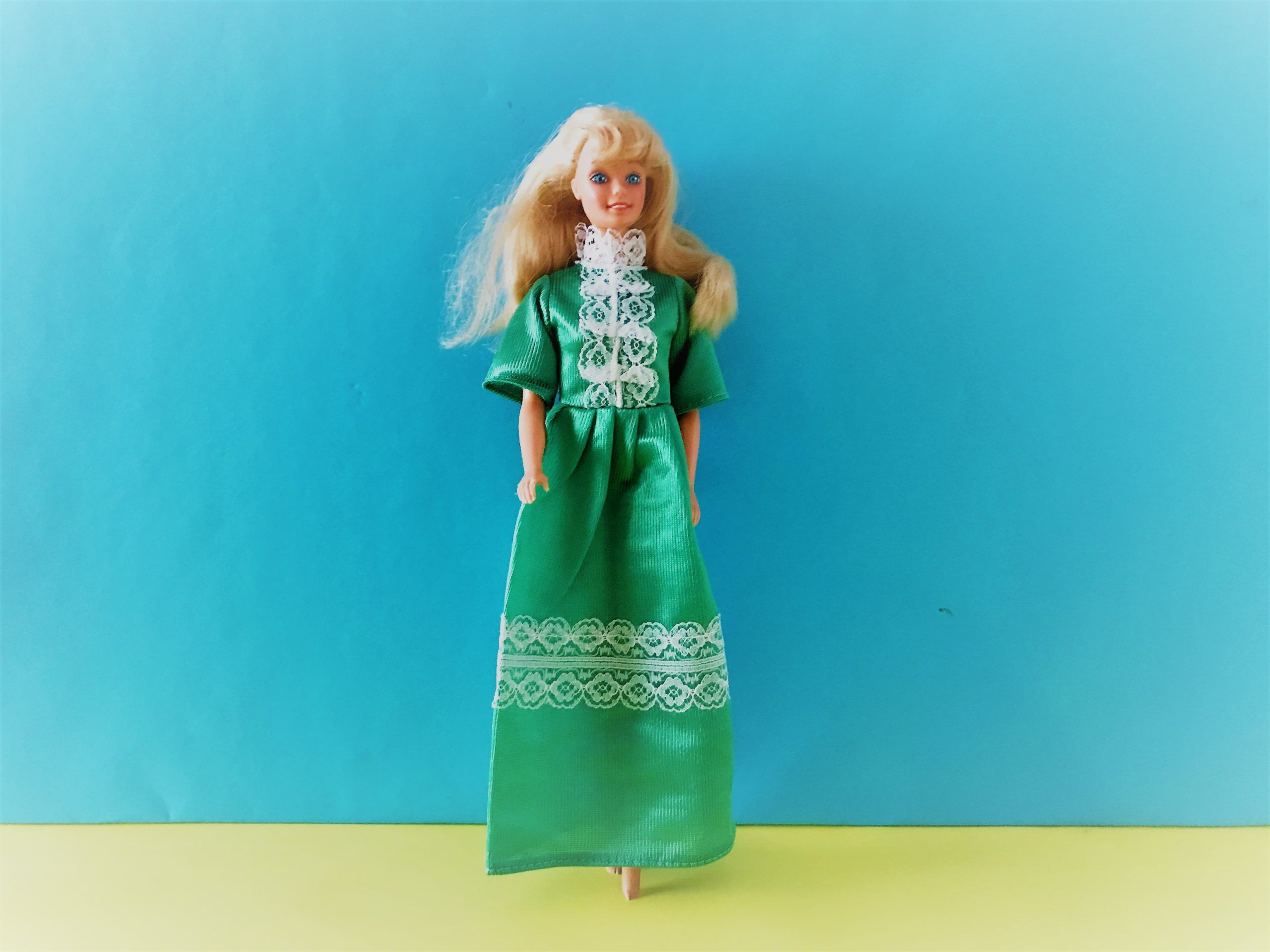 barbie doll maxi dress