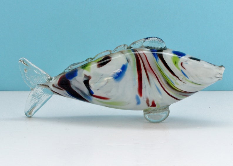 Kitsch Murano Fish Ornament