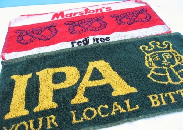 Vintage Pub Bar Towels 70s 80s - Choose from IPA or Marstons Pedigree