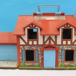 Vintage 80s Fisher Price Little People Play House Only Mock Tudor 1980.