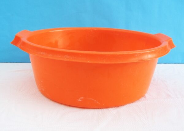 Vintage Addis Orange Washing Up Bowl Plastic 1970s Kitchenalia