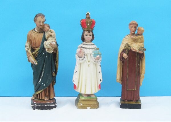 Vintage Religious Kitsch Chalkware Statues - Choose From 3