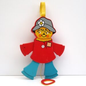 Vintage Fisher Price Scarecrow Cot Toy 1970s