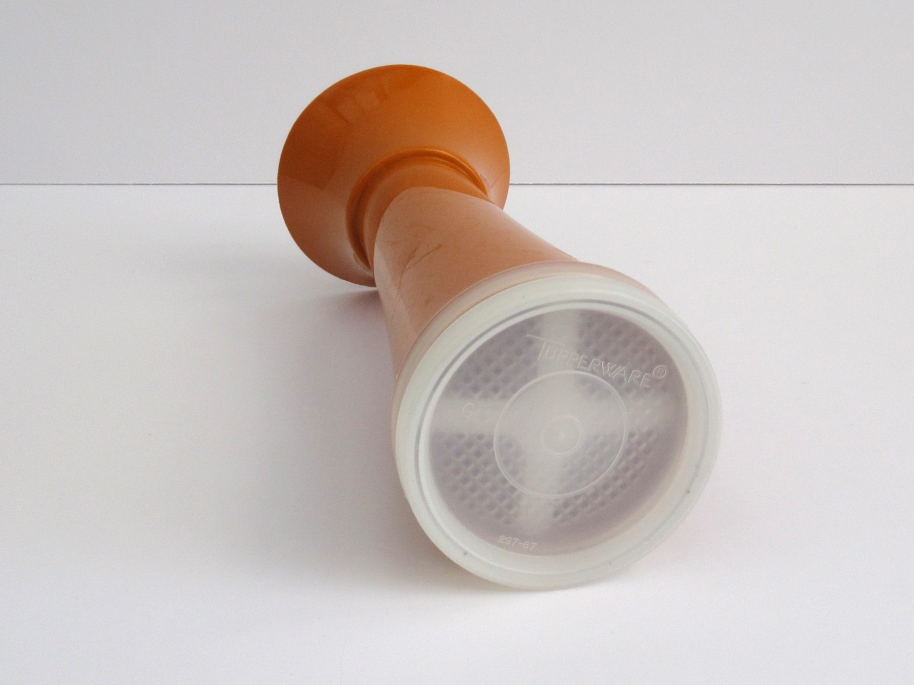 Vintage Tupperware Jifi Sift Sugar Flour Sifter Orange 1970s Rachel's