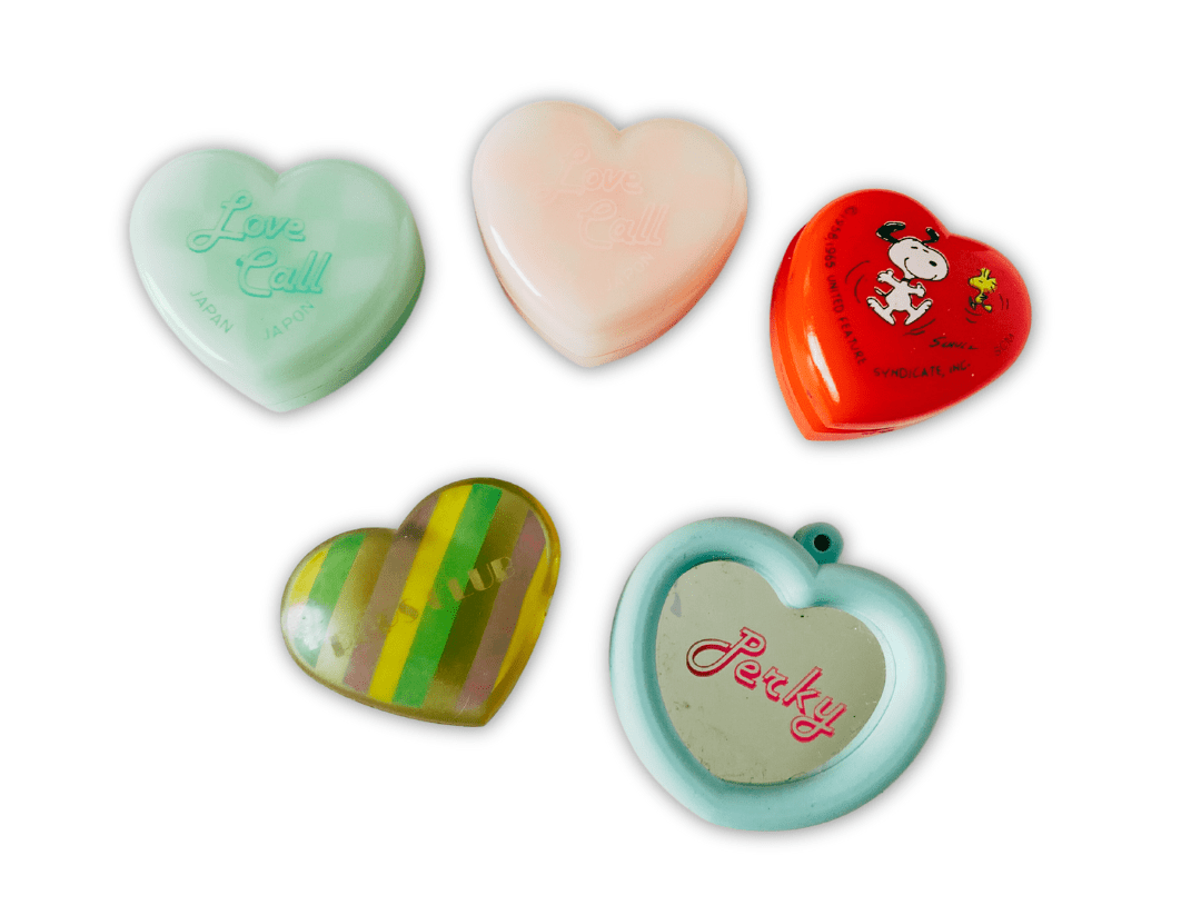 Collecting 80s Erasers - Heart Shaped