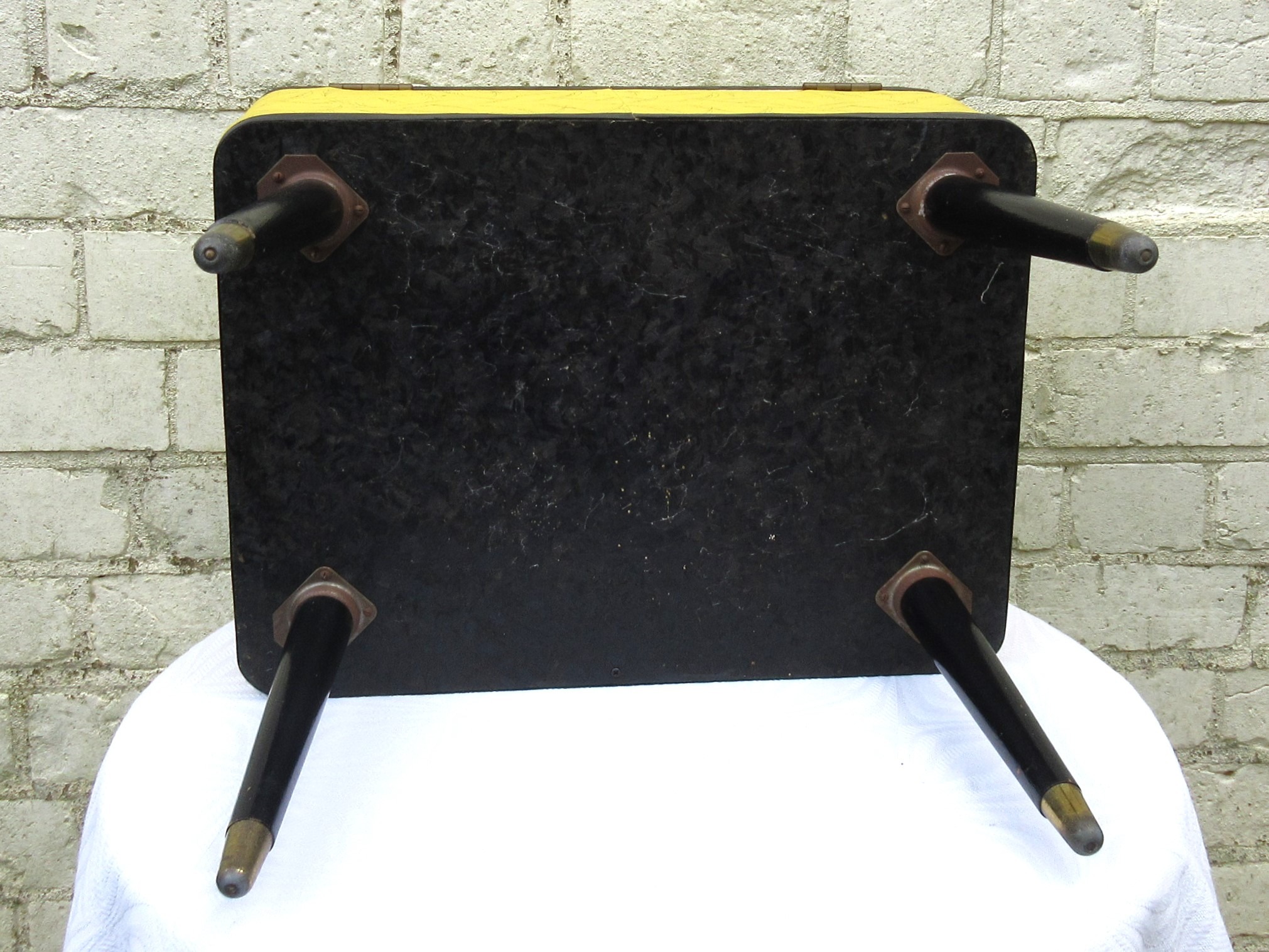 Vintage Mid Century Sewing Box Dansette Legs