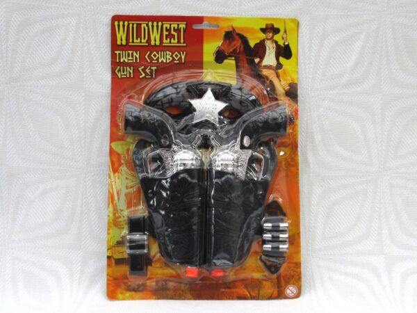 Vintage Toy Wild West Cowboy Set Pocket Money New in Pack Deadstock 80s 90s
