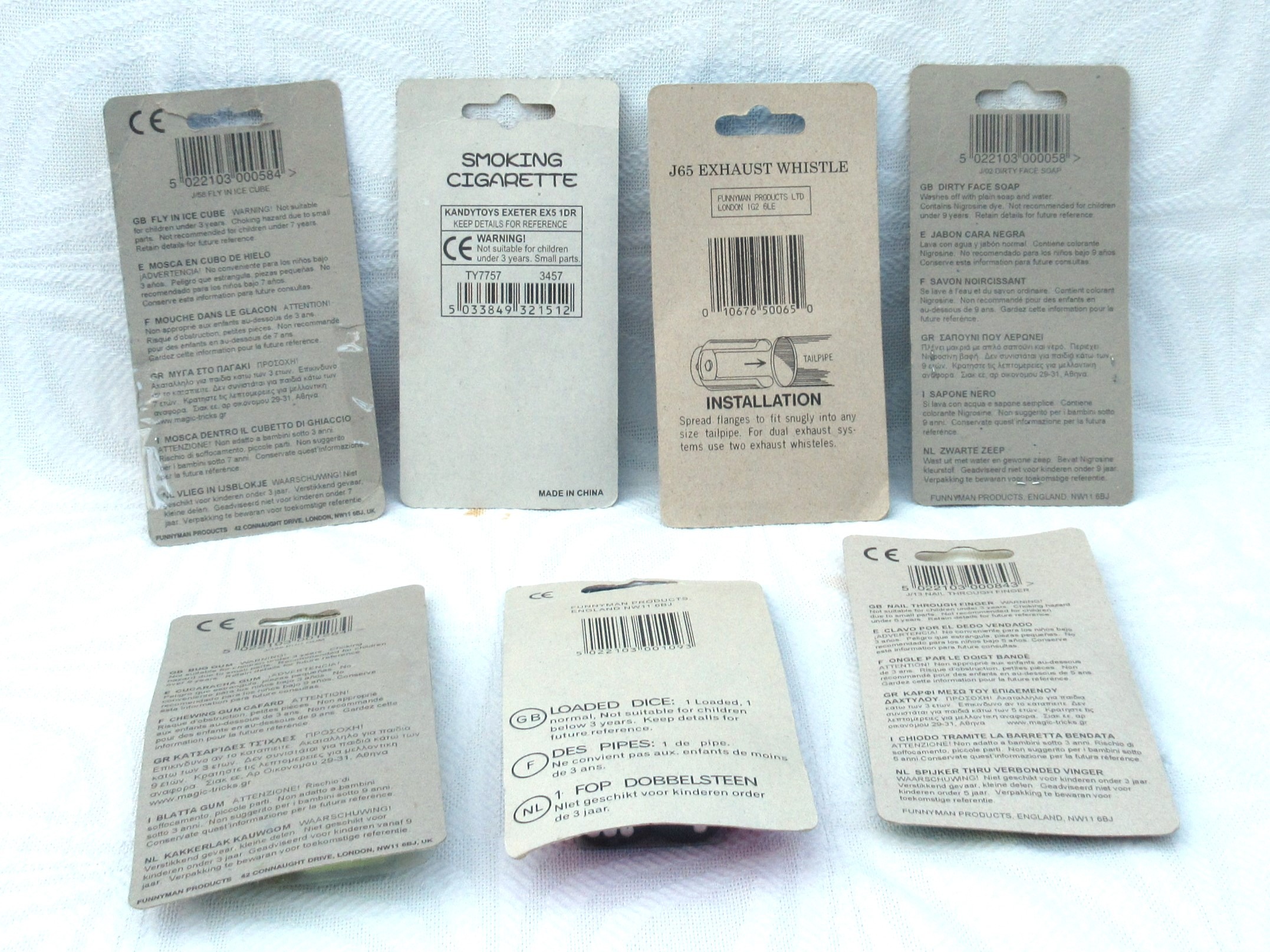 Vintage Novelty Jokes Gags Tricks