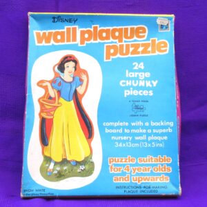 Vintage Jigsaw Puzzle Disney Snow White Chunky Complete Tower Press 1970s