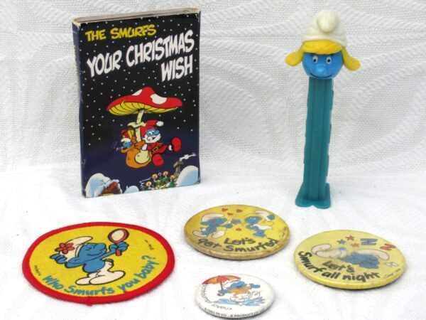 Vintage 1980s Smurfs Memorabilia Bundle