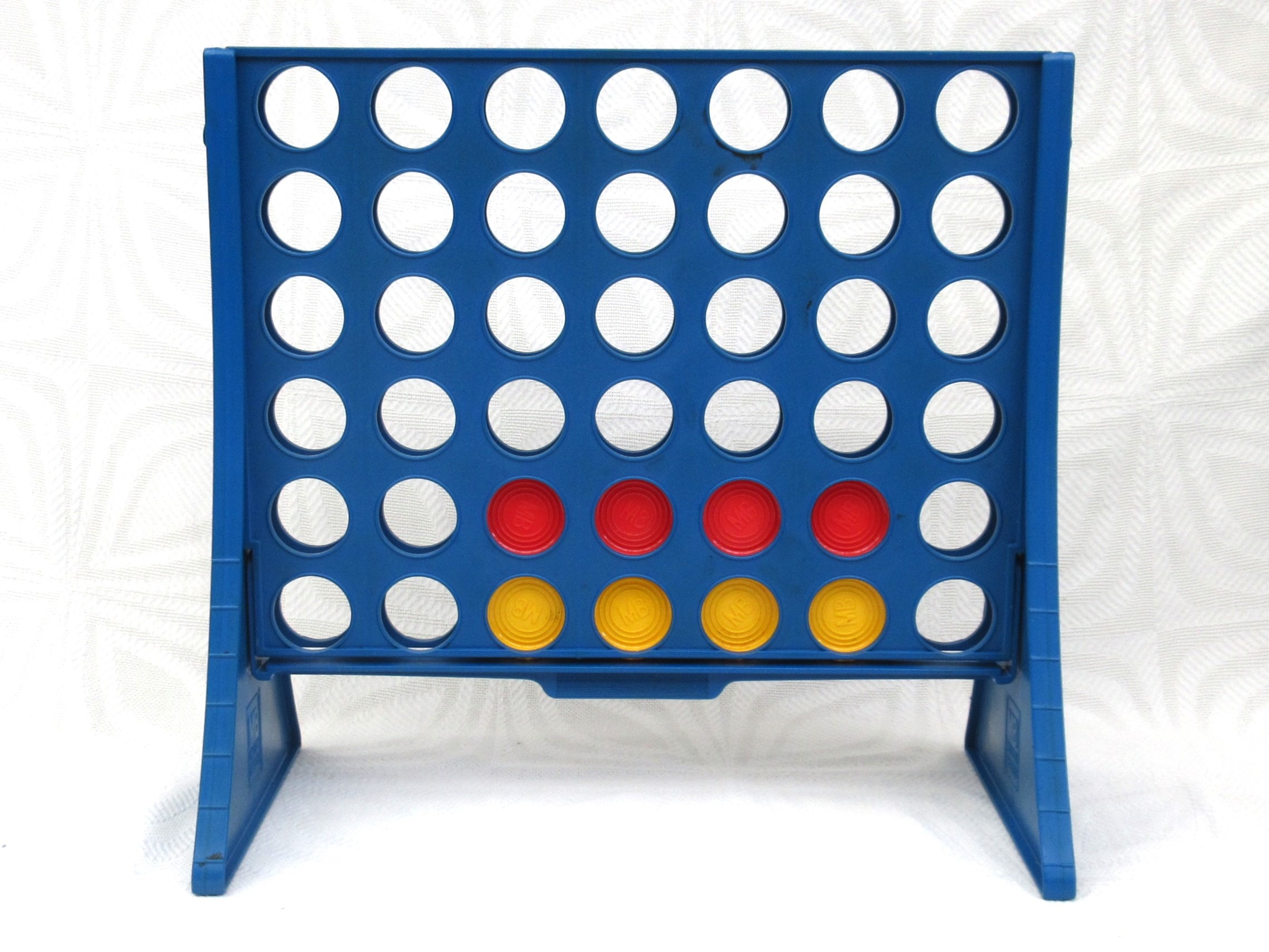 Vintage Original 80s Connect 4 Vertical Strategy Game MB Games Complete ...