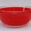 Vintage Phoenix Sprayware Red Mixing Bowls Glass 50s 60s - Choose Size - Image 4