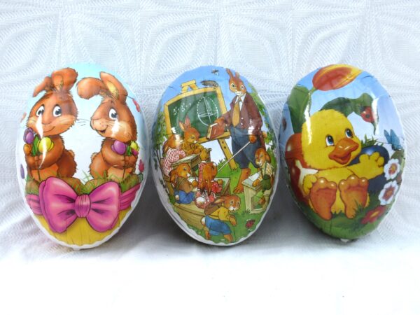 Vintage Cardboard Easter Eggs Large 1970s - Choose From 3 Designs