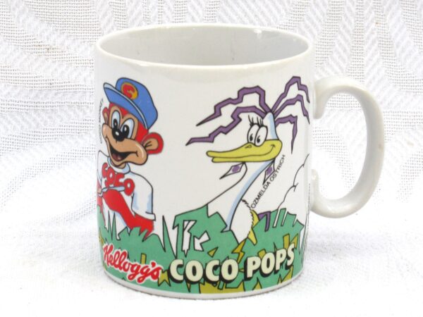 Vintage Coco Pops Mug Collectable 1986 Kelloggs Cereals 80s