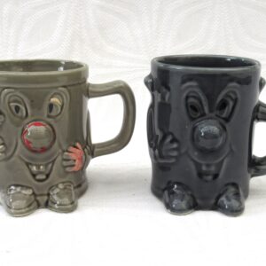 Vintage Dusty Bin Ceramic Mug TV Game Show Ted Rogers 1980s - Choose Item