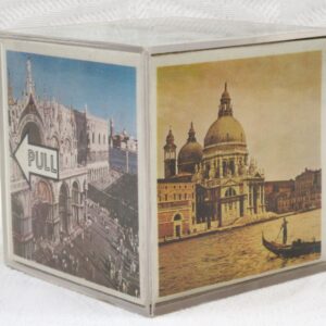 Vintage Perspex Photo Cube Polaroid Holder Hong Kong Made 60s 70s