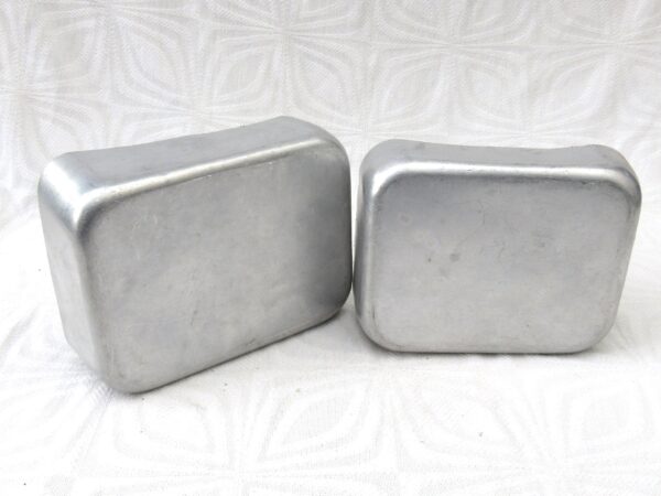 Vintage Nesting Mess Tins x2 Military