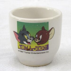 Vintage Tom and Jerry Egg Cup Cartoon Character Childrens Easter Gift 1990s