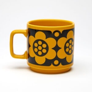 *NEW* Magpie x Hornsea Mug Geo Flower Yellow from Rachels Vintage Retro