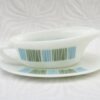 Vintage JAJ Pyrex Matchmaker Gravy Boat and Saucer Mid Century 50s 60s - Image 3