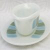 Vintage JAJ Pyrex Matchmaker Gravy Boat and Saucer Mid Century 50s 60s - Image 4