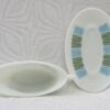 Vintage JAJ Pyrex Matchmaker Gravy Boat and Saucer Mid Century 50s 60s