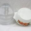 Vintage English Pyrex Pesca Peach Large Casserole Dish with Lid 1980s - Image 4