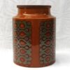 Vintage Hornsea Pottery Bronte Flour Jar Brown Storage Container 1970s - Image 2