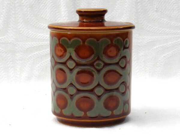 Vintage Hornsea Bronte Jam Preserve Pot Jar Lidded 1970s Photo