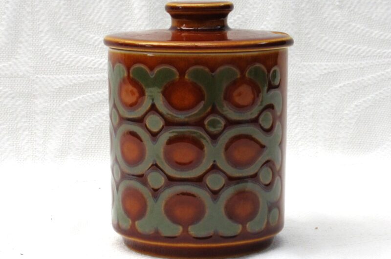 Vintage Hornsea Bronte Jam Preserve Pot Jar Lidded 1970s Photo