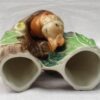 Vintage Hornsea Pottery Fauna Double Bud Vase 25 Mould Rabbit Tree 1960s - Image 6