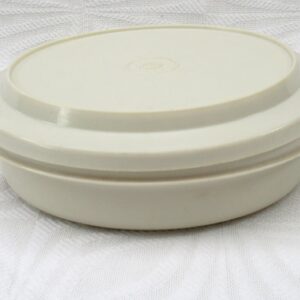 Vintage Tupperware Seal n Serve Bowl White Storage Container 70s 80s Image