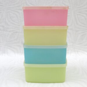 Vintage Tupperware Wonderlier Pastel Small Storage Tubs 50s 60s - Choose Colour Image