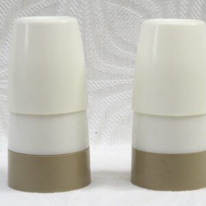 Vintage Tupperware Beige Egg Cups Coddler Lids Bundle 70s 80s Image