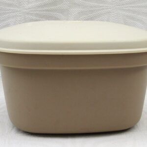 Vintage Tupperware Beige Multi Server Rice Steamer Cooker 70s 80s Image