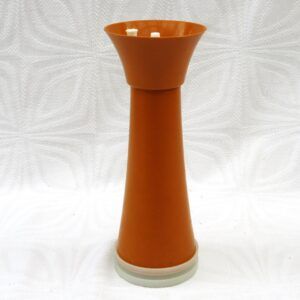 Vintage Tupperware Orange Mouli Herb Grinder 70s 80s Image