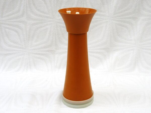 Vintage Tupperware Orange Mouli Herb Grinder 70s 80s Image