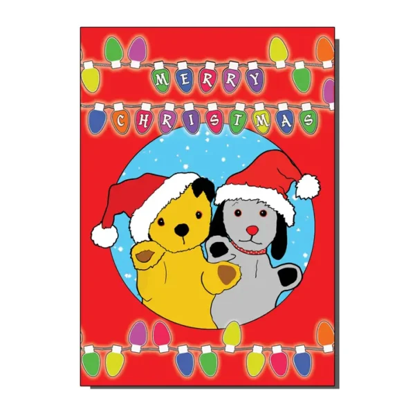 Vintage Style Christmas Card Sooty and Sweep from Bite Your Granny Product Image