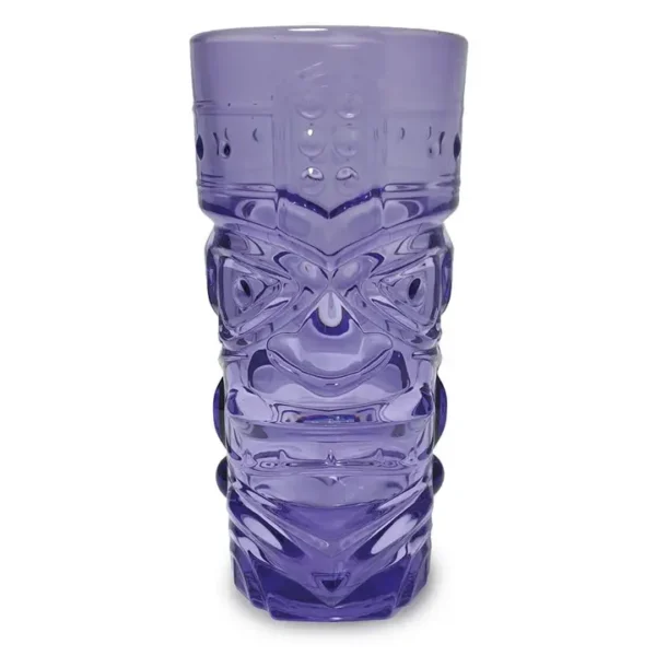 Coloured Tiki Glasses Set 4 Hi Ball Vintage Retro Style - Image 3