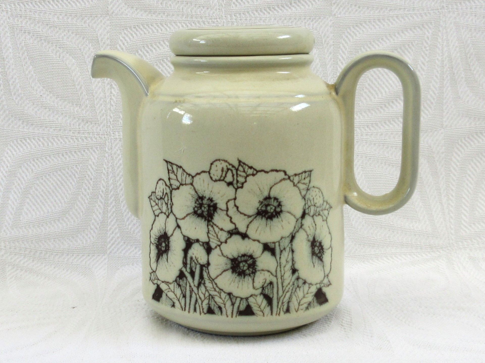 Vintage Hornsea Pottery Cornrose Coffee Pot 70s 80s Image