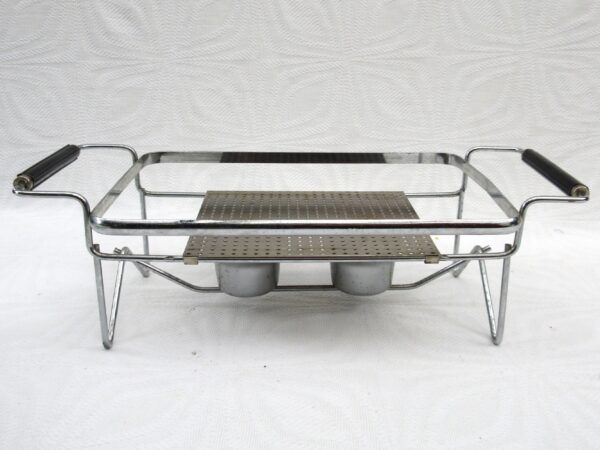 Vintage JAJ Pyrex Fiesta Oblong Casserole Dish with Stand Rare 1960s - Image 5