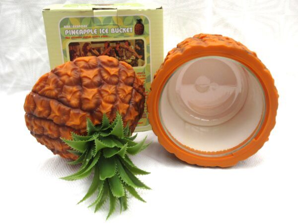 Vintage 60s 70s Pineapple Ice Bucket – Retro Plastic Barware - Image 5