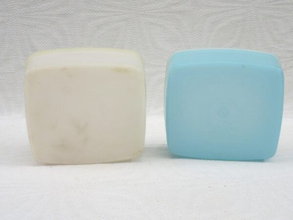 Vintage Tupperware Small Pastel Square Tub 1960s - Choose Colour - Image 4