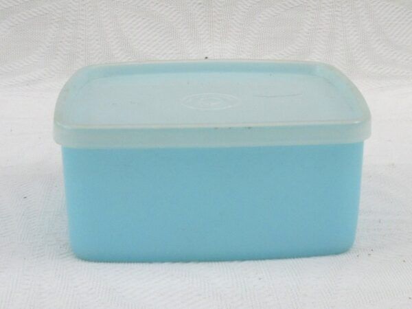 Vintage Tupperware Small Pastel Square Tub 1960s - Choose Colour - Image 6