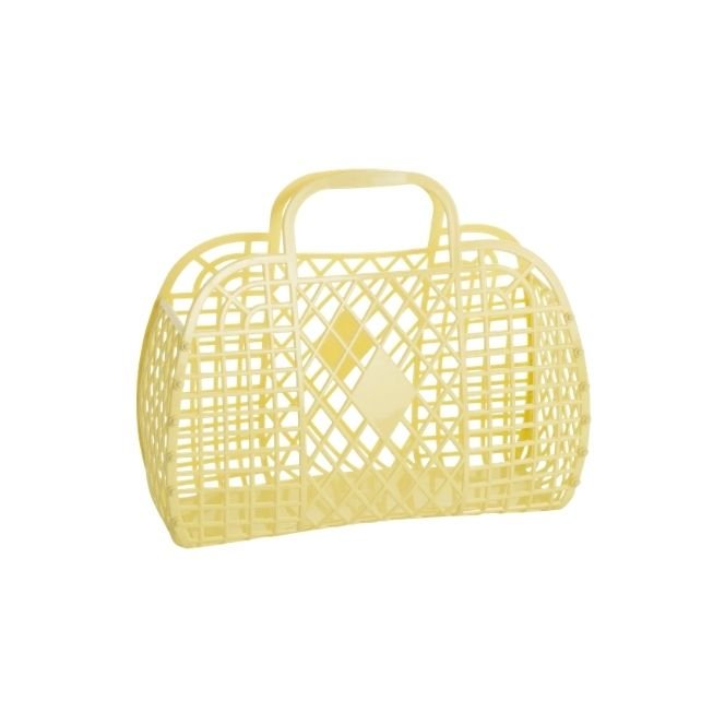 Vintage 80s Style Jelly Bag Basket Small by Sun Jellies - Image 4