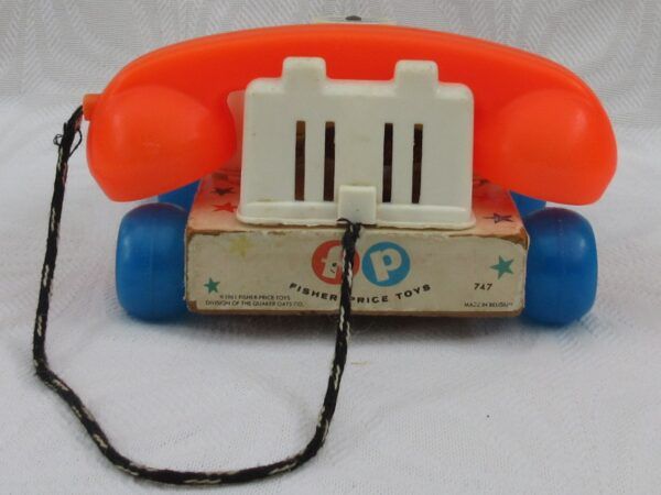 Original Vintage Fisher Price Chatter Telephone 1961 - Image 3