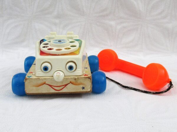 Original Vintage Fisher Price Chatter Telephone 1961 - Image 5