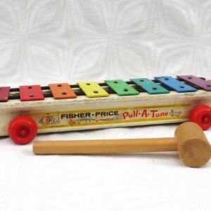 Original Vintage Fisher Price Pull a Tune 1964 Xylophone Image