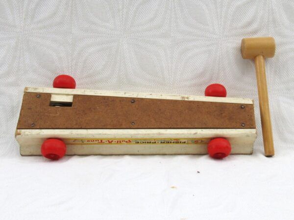 Original Vintage Fisher Price Pull a Tune 1964 Xylophone - Image 6